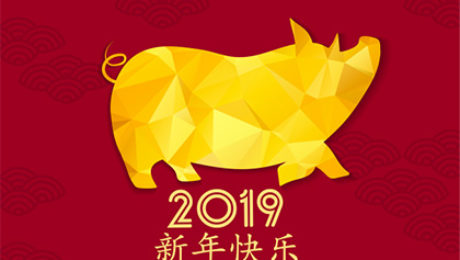 2019 année du cochon