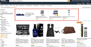 publicité sur Amazon