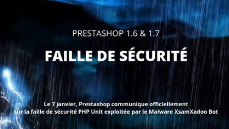 faille prestashop malware XsamXadoo bot