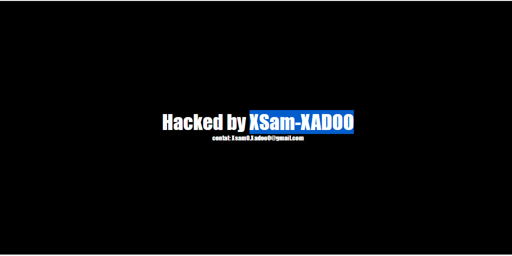 Site hacké malware XsamXadoo Bot
