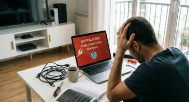 Erreur Wordpress suite à une mise à jour