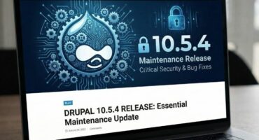 Mise à jour de Drupal 10.5.4, une release essentielle pour la santé de votre site web