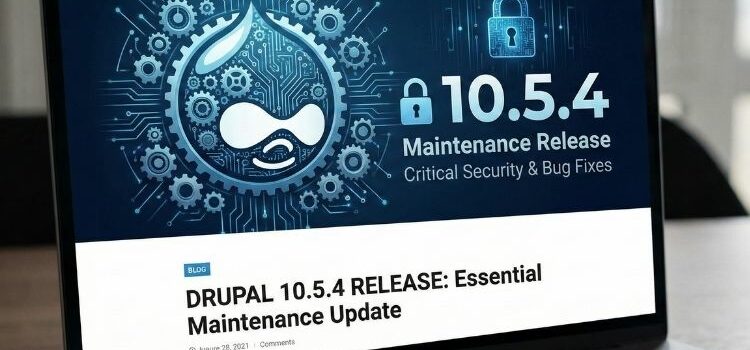 Mise à jour de Drupal 10.5.4, une release essentielle pour la santé de votre site web